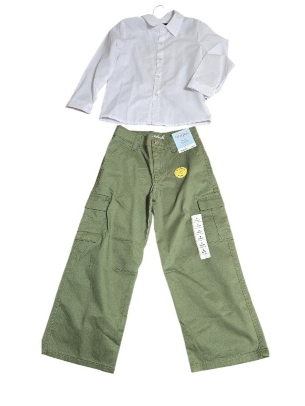 Cat & Jack Olive Green Cargo Joggers